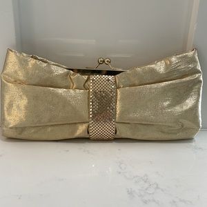 Kate Landry Gold Clutch Bag